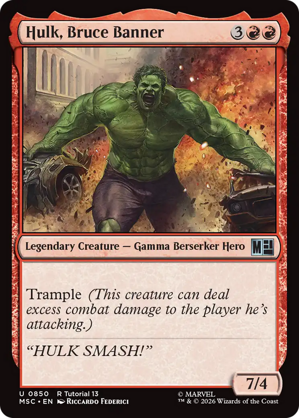Hulk, Bruce Banner (msc)