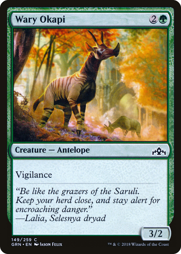 Wary Okapi (grn)