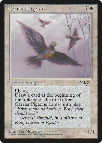 Carrier Pigeons