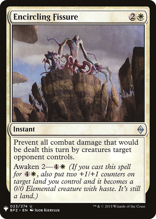 Encircling Fissure (plst)