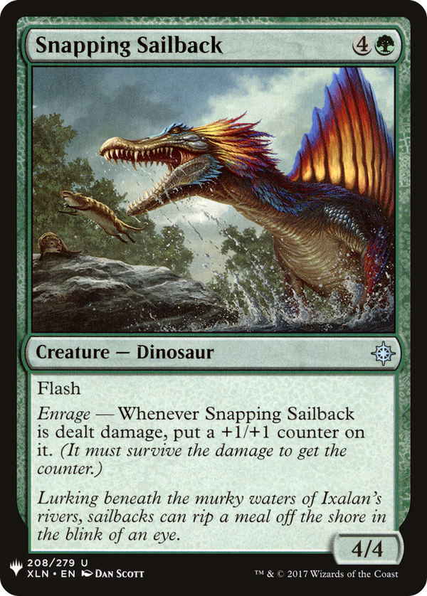 Snapping Sailback (plst)