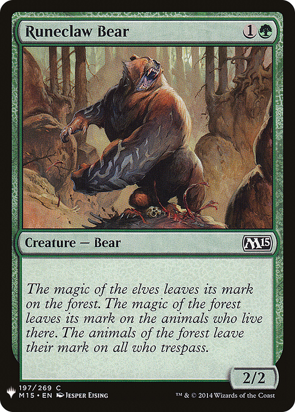 Runeclaw Bear (plst)