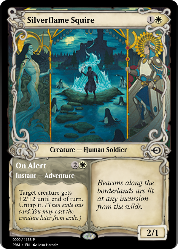 Silverflame Squire // On Alert (prm)