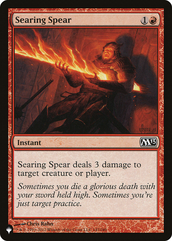 Searing Spear (plst)