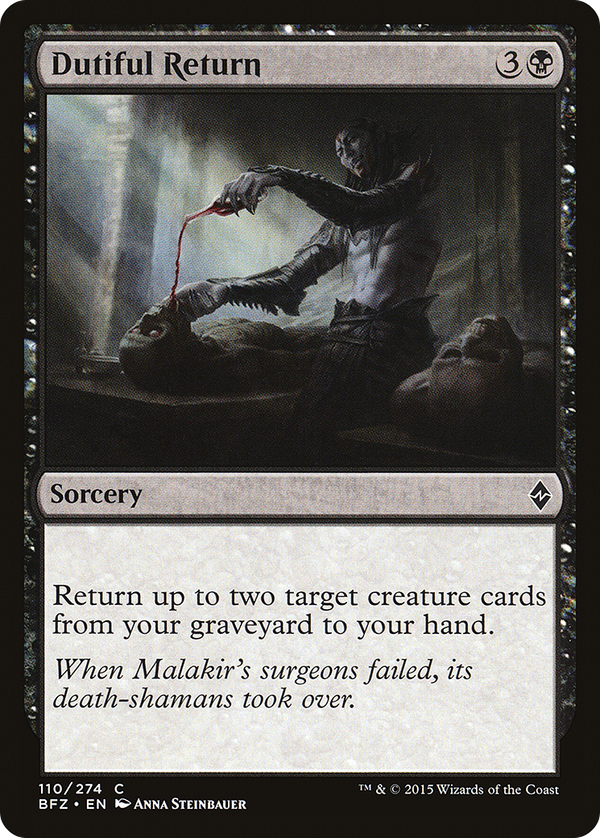 Dutiful Return (bfz)