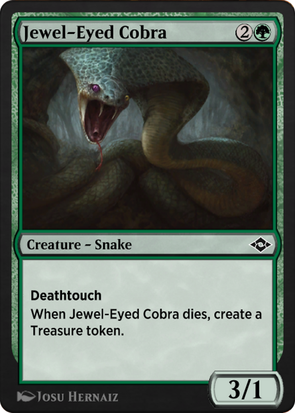 Jewel-Eyed Cobra (j21)