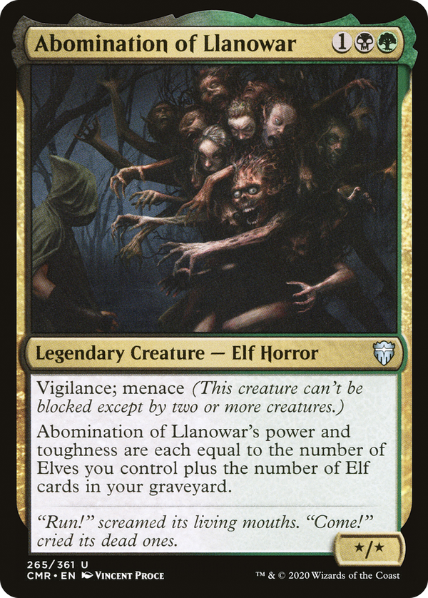 Abomination of Llanowar (cmr)