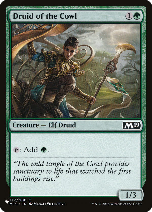 Druid of the Cowl (plst)