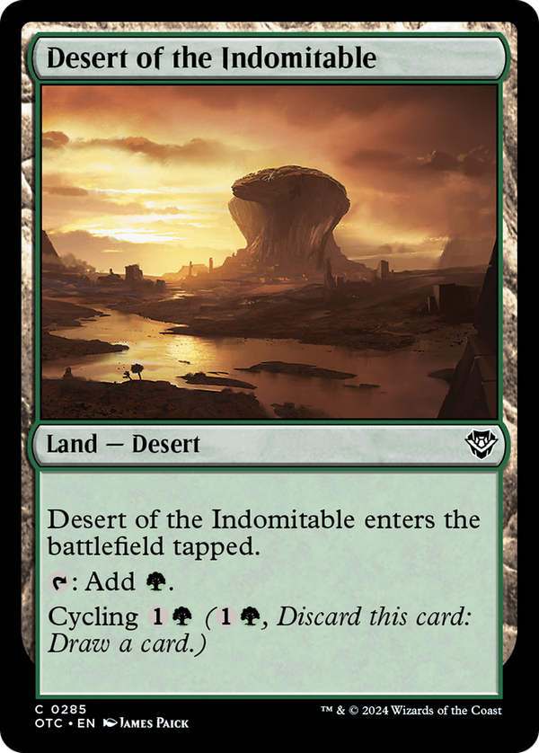 Desert of the Indomitable (otc)