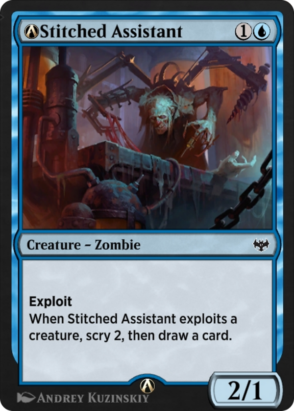 A-Stitched Assistant (vow)
