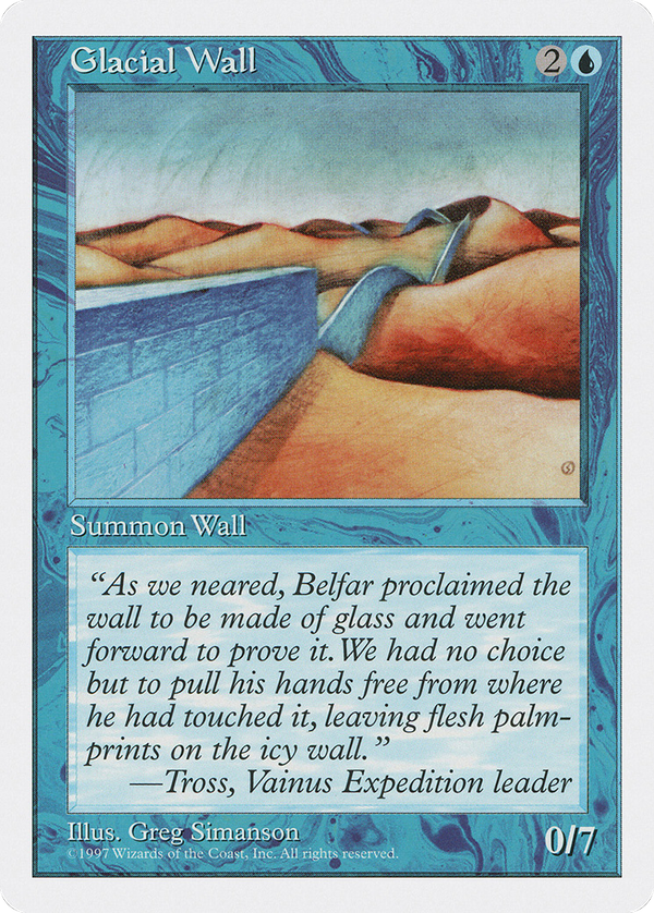 Glacial Wall (5ed)