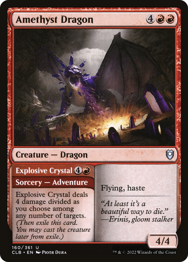 Amethyst Dragon // Explosive Crystal (clb)