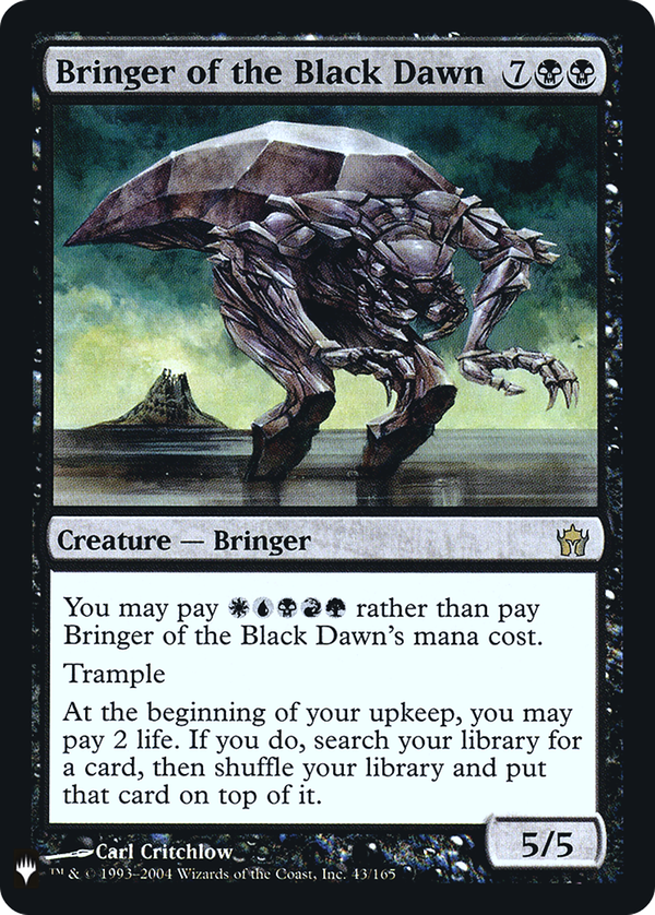 Bringer of the Black Dawn (plst)