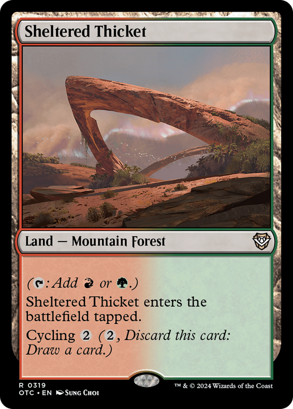 Sheltered Thicket (otc)