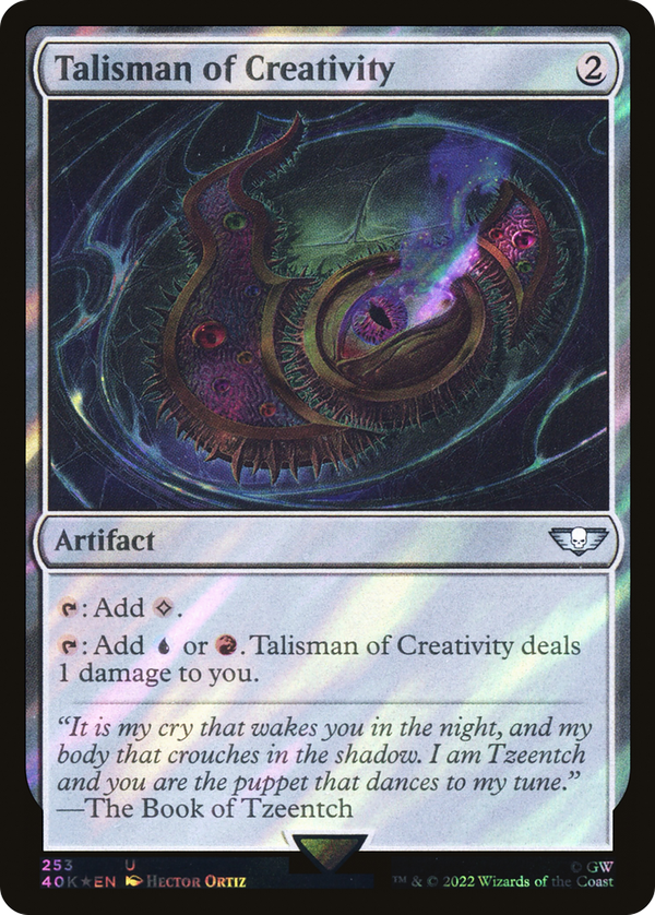 Talisman of Creativity (40k)