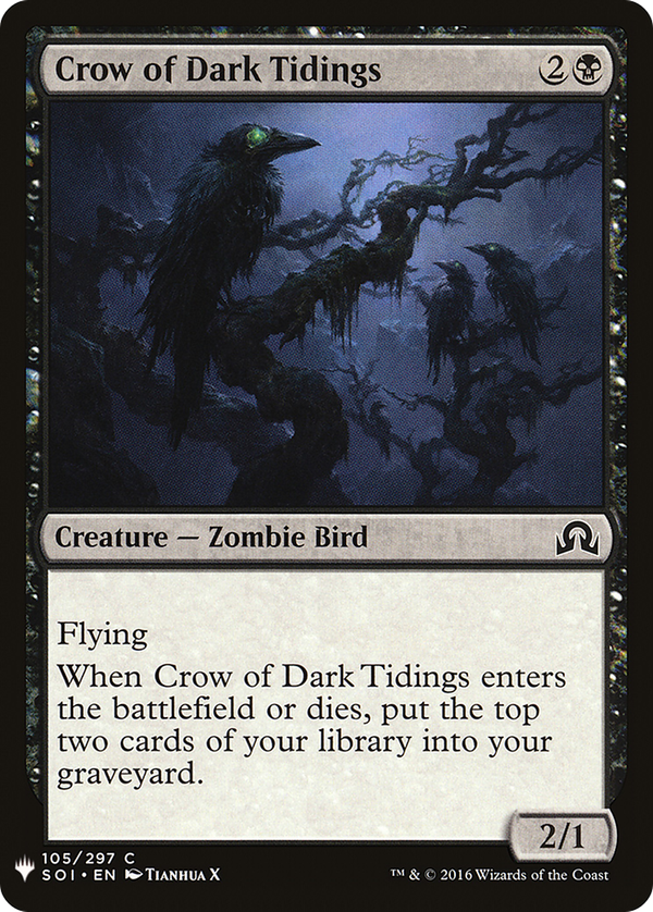 Crow of Dark Tidings (plst)
