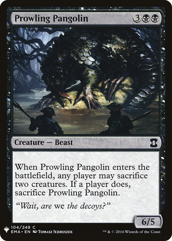 Prowling Pangolin (plst)