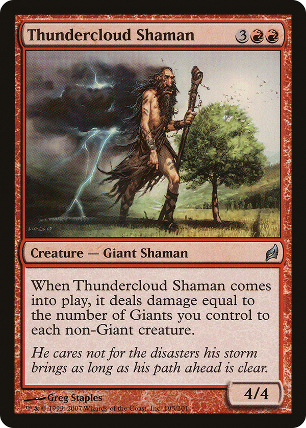 Thundercloud Shaman (lrw)