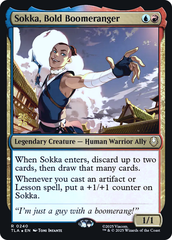 Sokka, Bold Boomeranger (ptla)