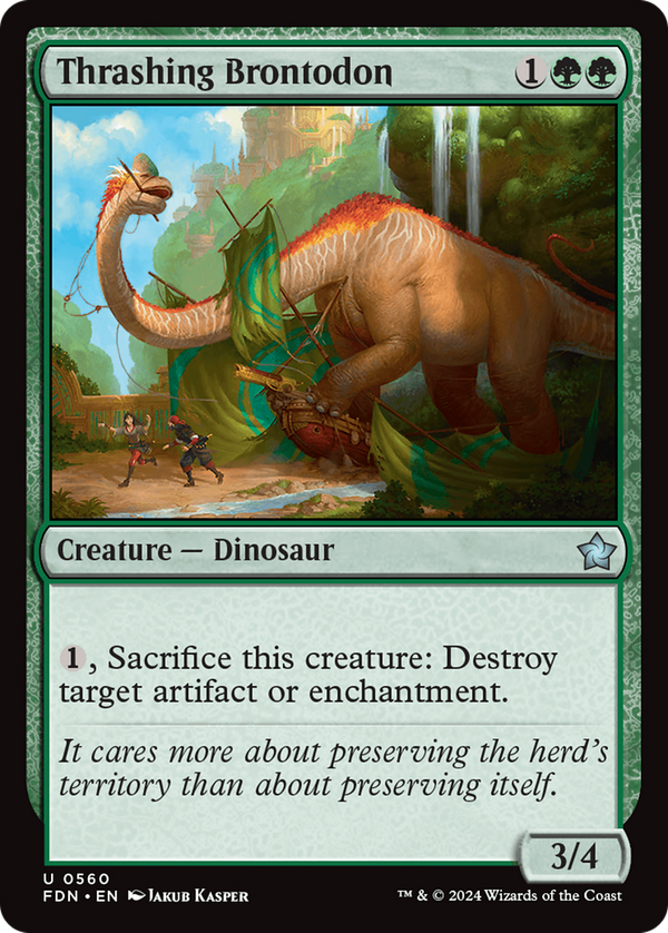 Thrashing Brontodon (fdn)