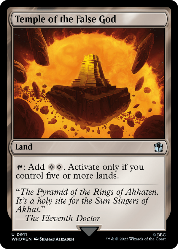 Temple of the False God (who)