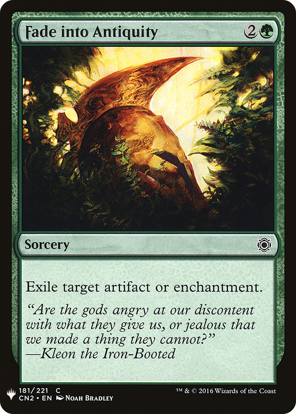 Fade into Antiquity (plst)