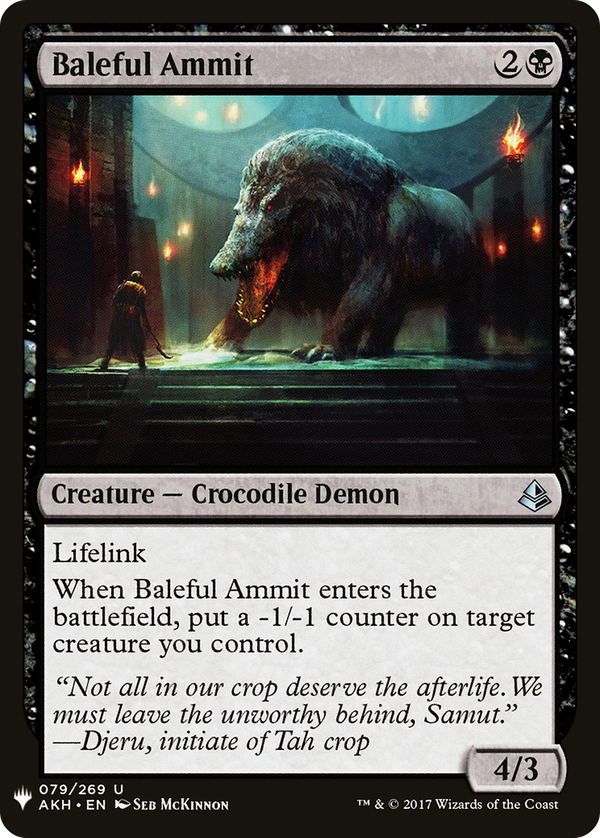 Baleful Ammit (plst)