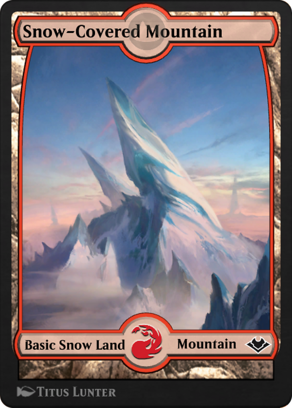 Snow-Covered Mountain (pana)