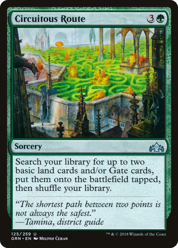Circuitous Route (grn)