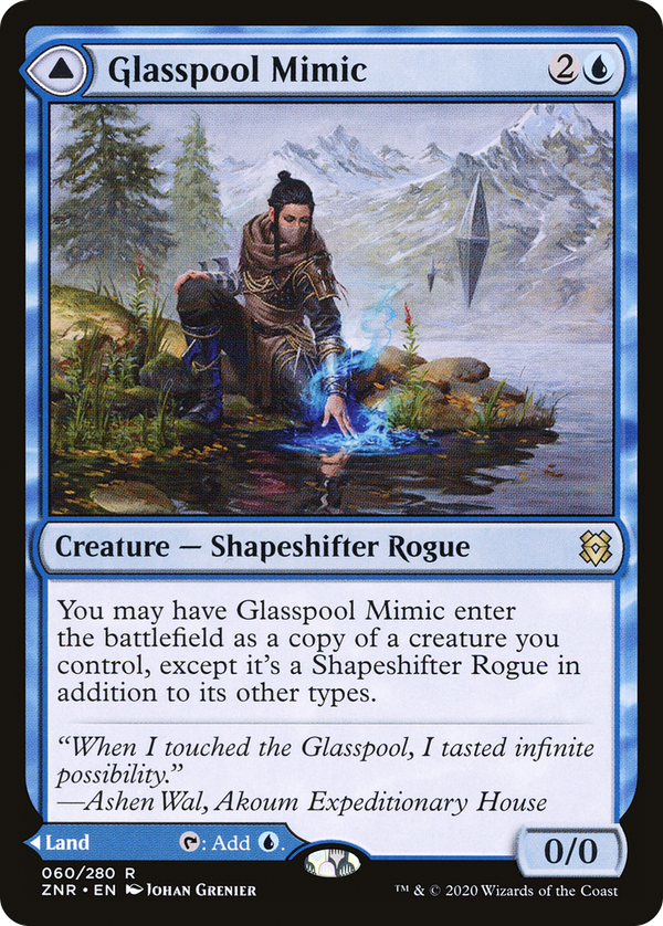 Glasspool Mimic // Glasspool Shore (znr)