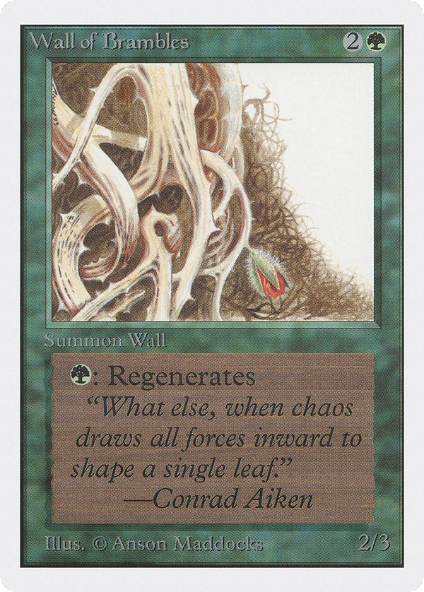 Wall of Brambles (2ed)