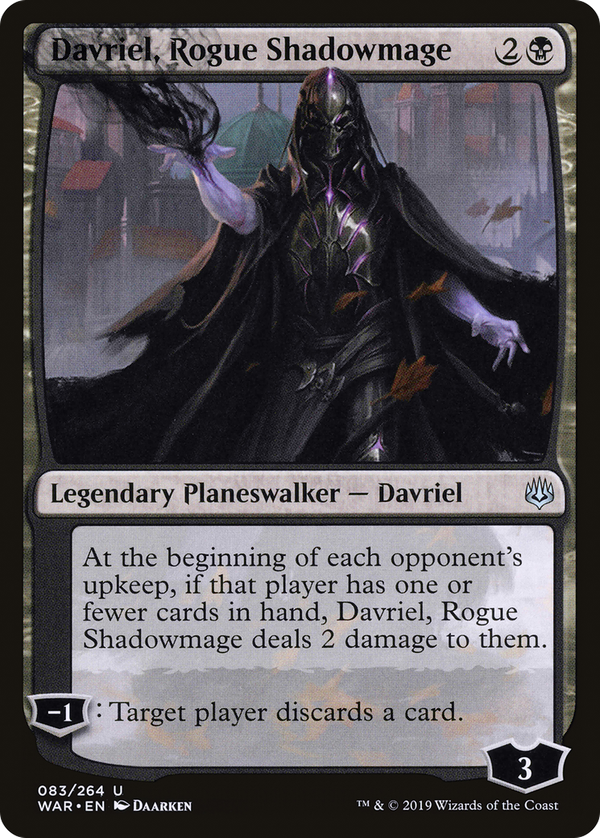 Davriel, Rogue Shadowmage (war)
