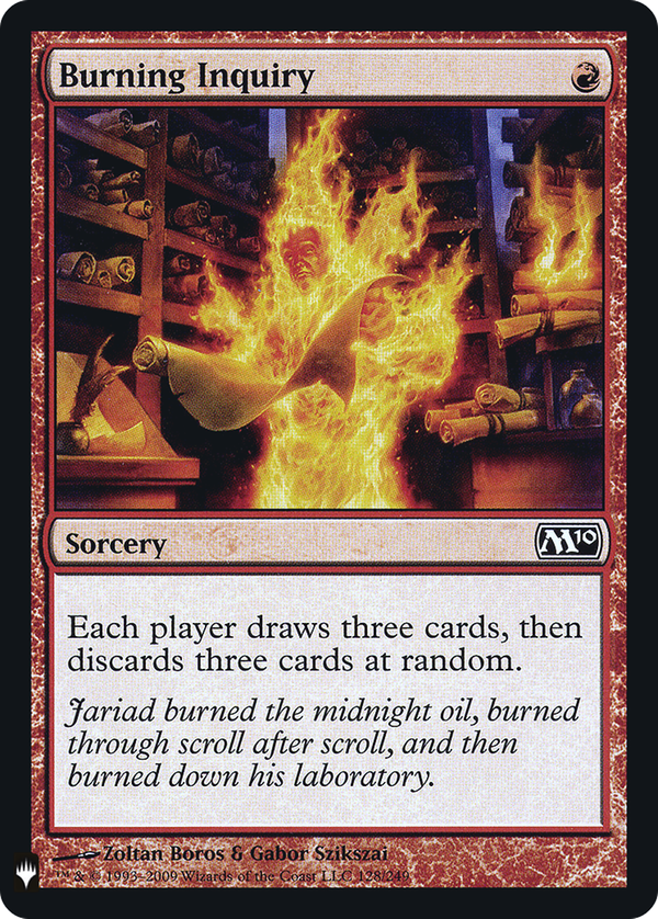 Burning Inquiry (plst)