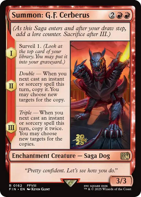 Summon: G.F. Cerberus (pfin)