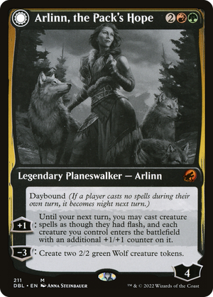 Arlinn, the Pack's Hope // Arlinn, the Moon's Fury