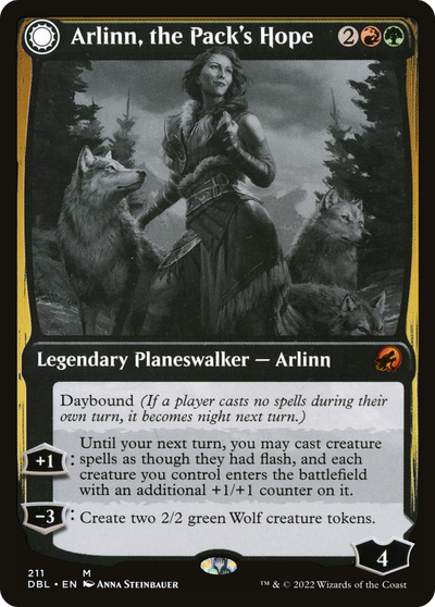 Arlinn, the Pack's Hope // Arlinn, the Moon's Fury