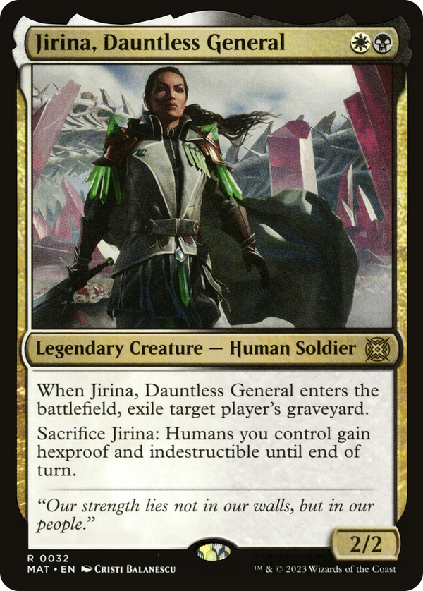 Jirina, Dauntless General (mat)