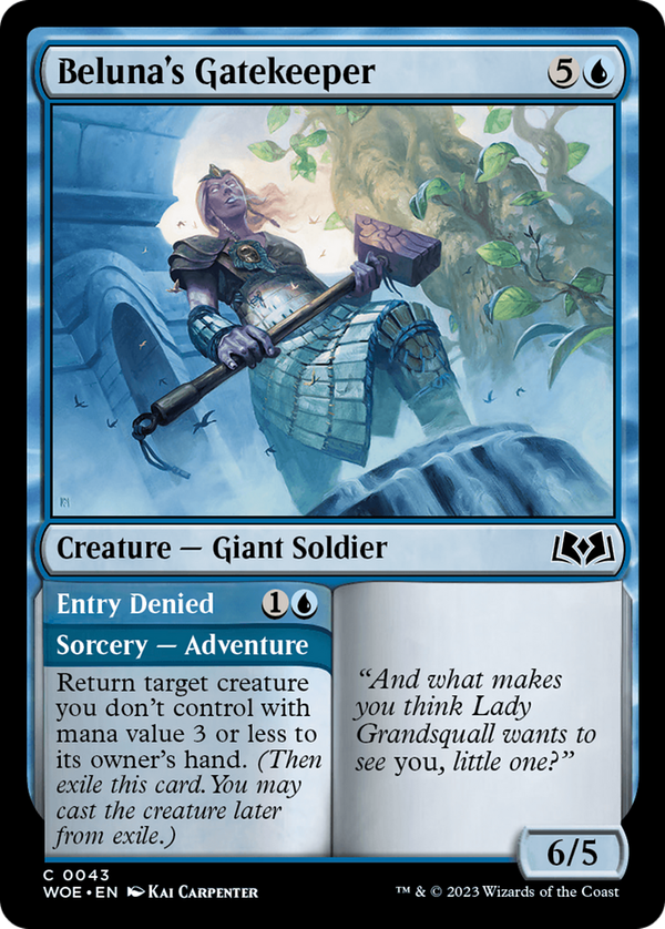 Beluna's Gatekeeper // Entry Denied (woe)
