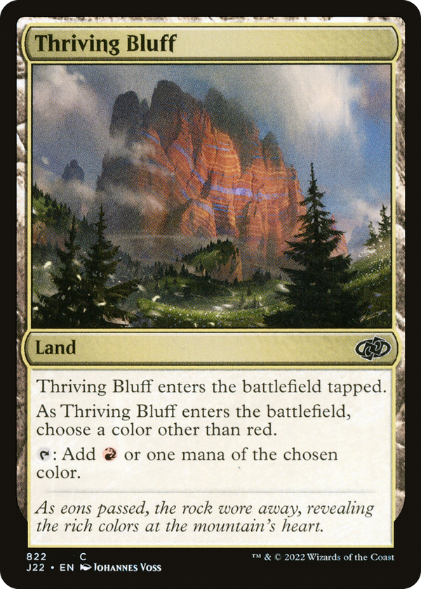Thriving Bluff (j22)