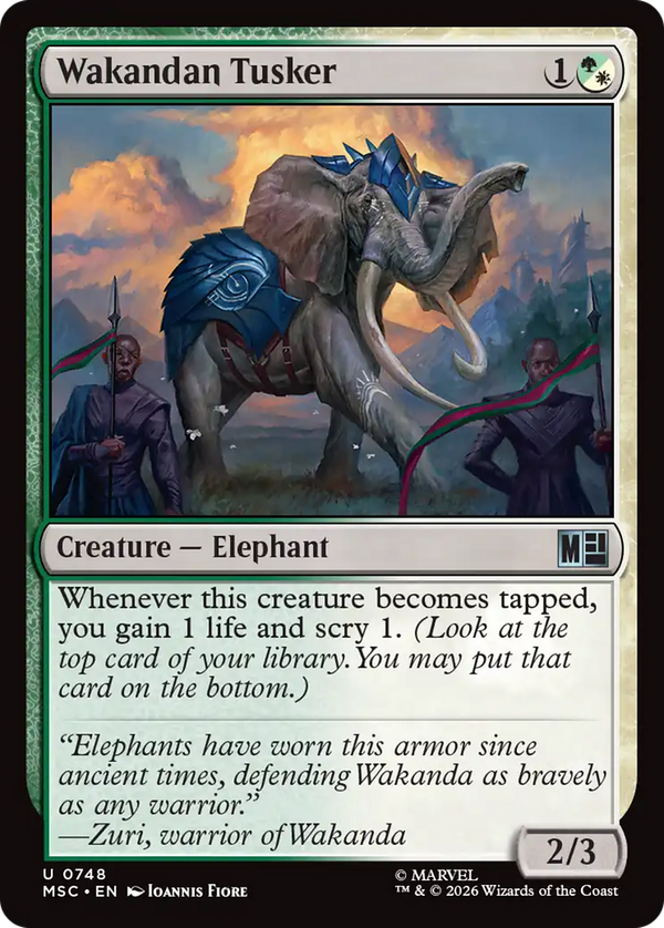 Wakandan Tusker (msc)