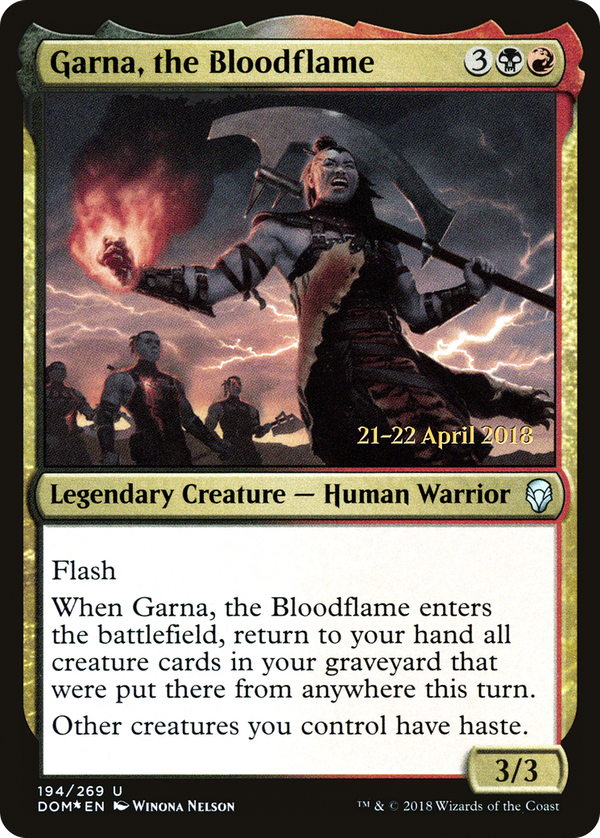 Garna, the Bloodflame (pdom)