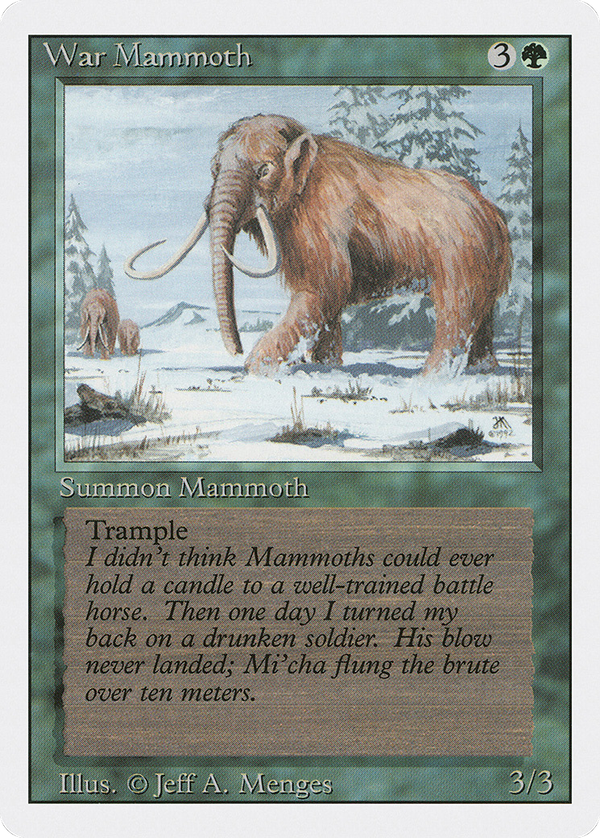 War Mammoth (3ed)