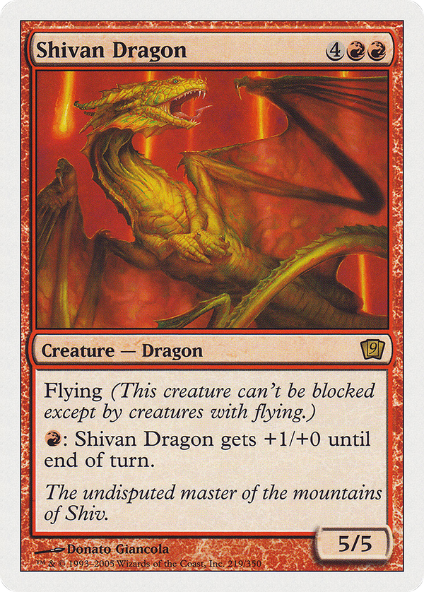 Shivan Dragon (9ed)