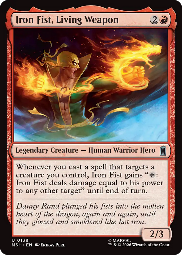 Iron Fist, Living Weapon (msh)