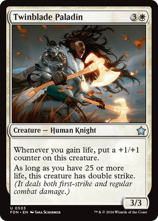 Twinblade Paladin (fdn)