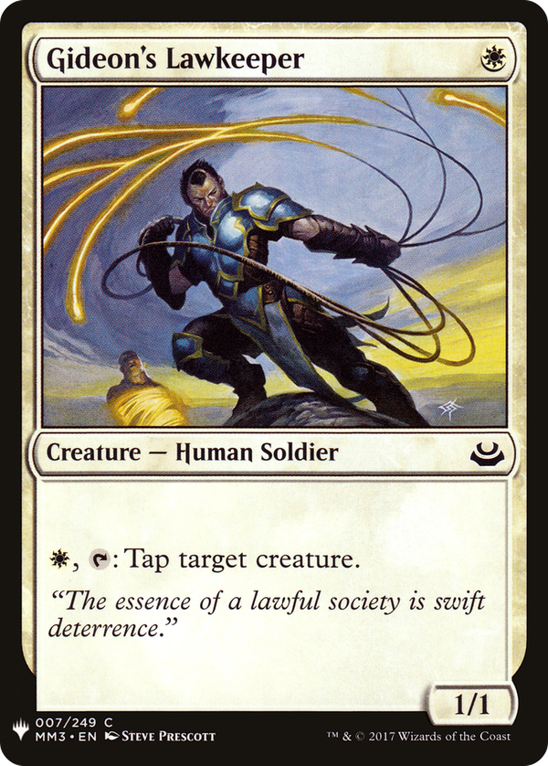 Gideon's Lawkeeper (plst)