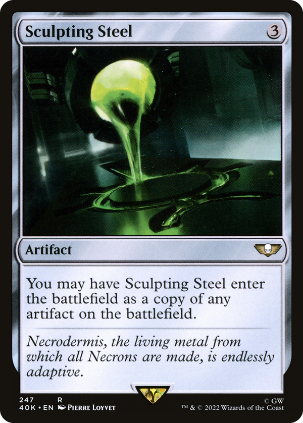 Sculpting Steel (40k)