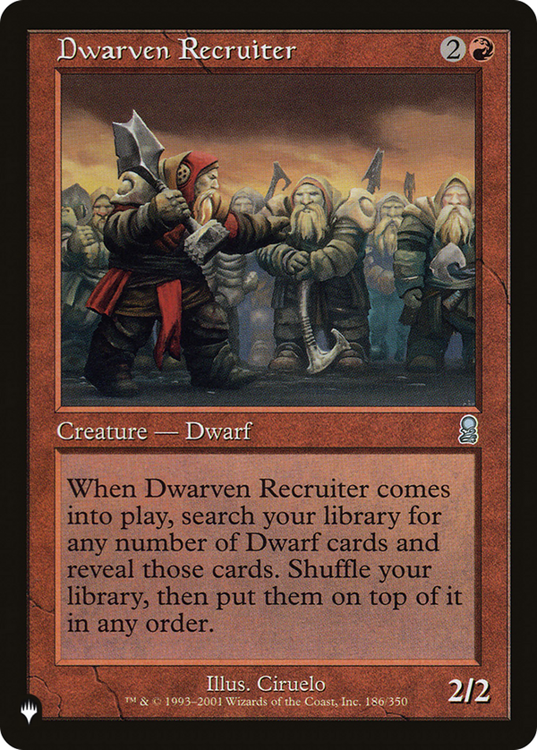 Dwarven Recruiter (plst)