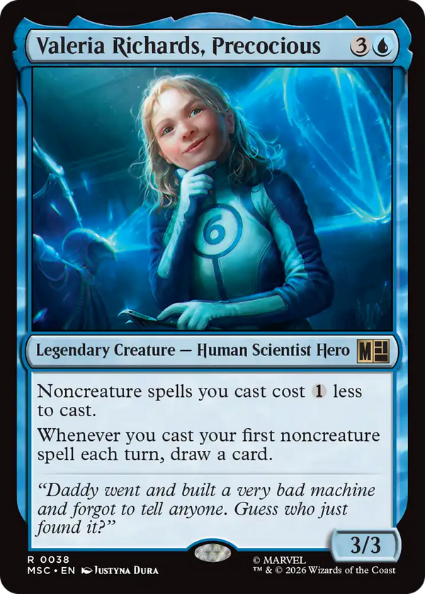 Valeria Richards, Precocious (msc)