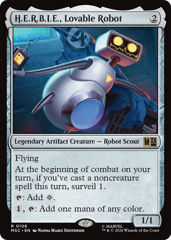 H.E.R.B.I.E., Lovable Robot (msc)
